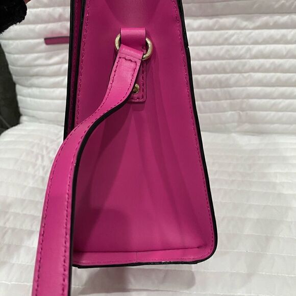 Kate Spade Doris Fuschia Pink Leather Hobo Bag - Picture 9 of 15